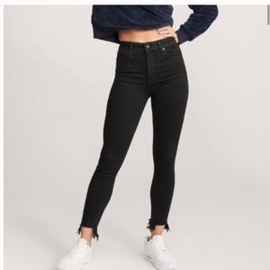 Abercrombie & Fitch Super Skinny Ankle High Rise Jeans